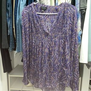 Floral Purple Women's Top